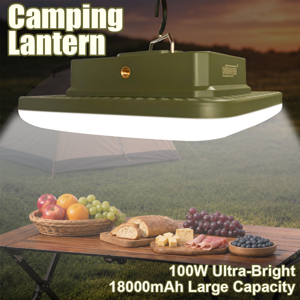 Renewable Energy Sources - 18000mAh kamp feneri 100W LED ışık