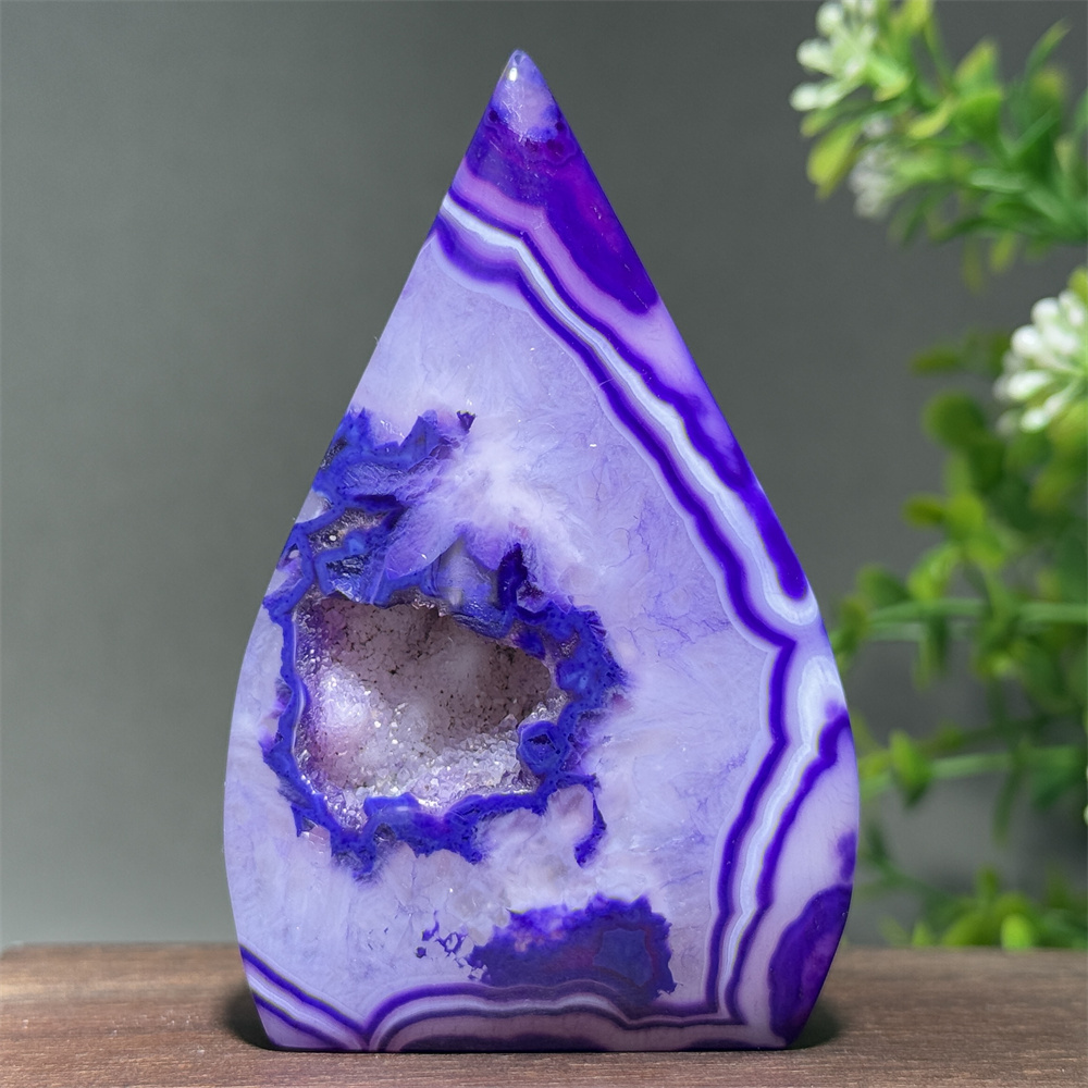 Renewable Energy Resources - Doğal Ggemstone Ametist Serbest Formlu Meşale