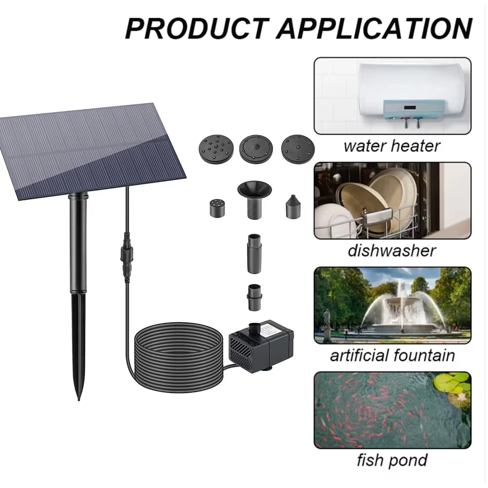 Solar Pool Pump Kit - 5W 5V Mini Güneş Enerjili Çeşme