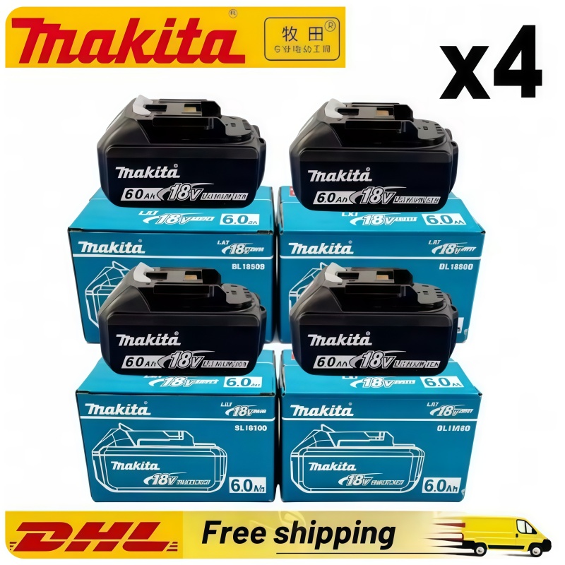Renewable Energy Sources - %100 Orijinal Makita pil, 18V 6.0Ah