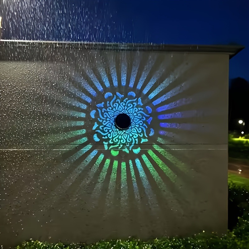 Renewable Energy Solar - Güneş enerjili LED duvar lambası Mandala