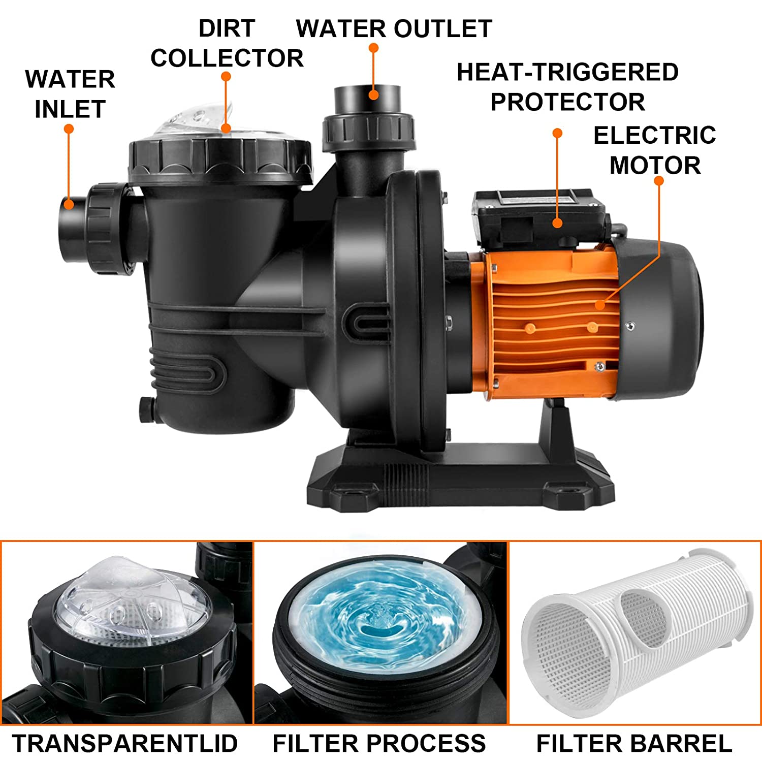 HZUSUN 500W Taşınabilir Havuz  - Solar Pool Pump Kit incelemesi ve fiyatı