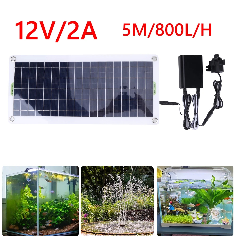 30W 800L/H DC 18V Düşük Gürült - Solar Pool Pump Kit incelemesi ve fiyatı